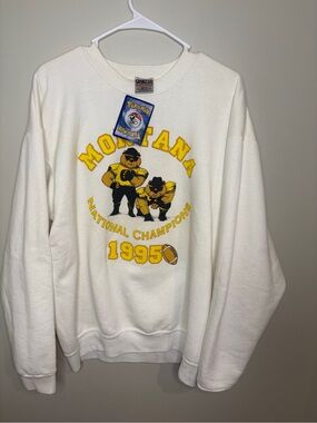 Vintage 90s Montana State National Champions Crewneck